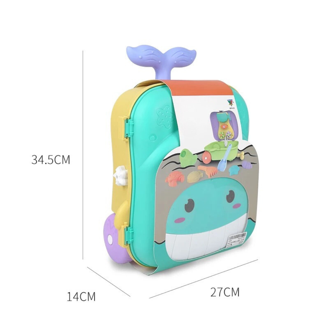 Children's Trolley for Beach Toys with Included Accessories