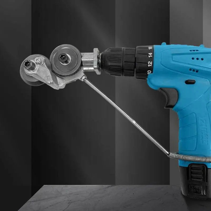 Drill Attachment for Blechnibbler – 360° Rotating Clean Cuts