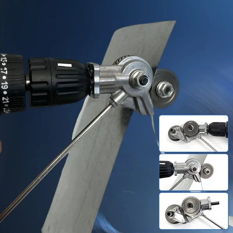 Drill Attachment for Blechnibbler – 360° Rotating Clean Cuts