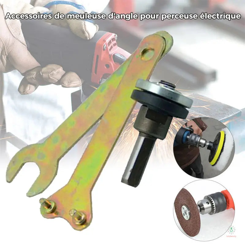 Drill Attachment for Blechnibbler – 360° Rotating Clean Cuts