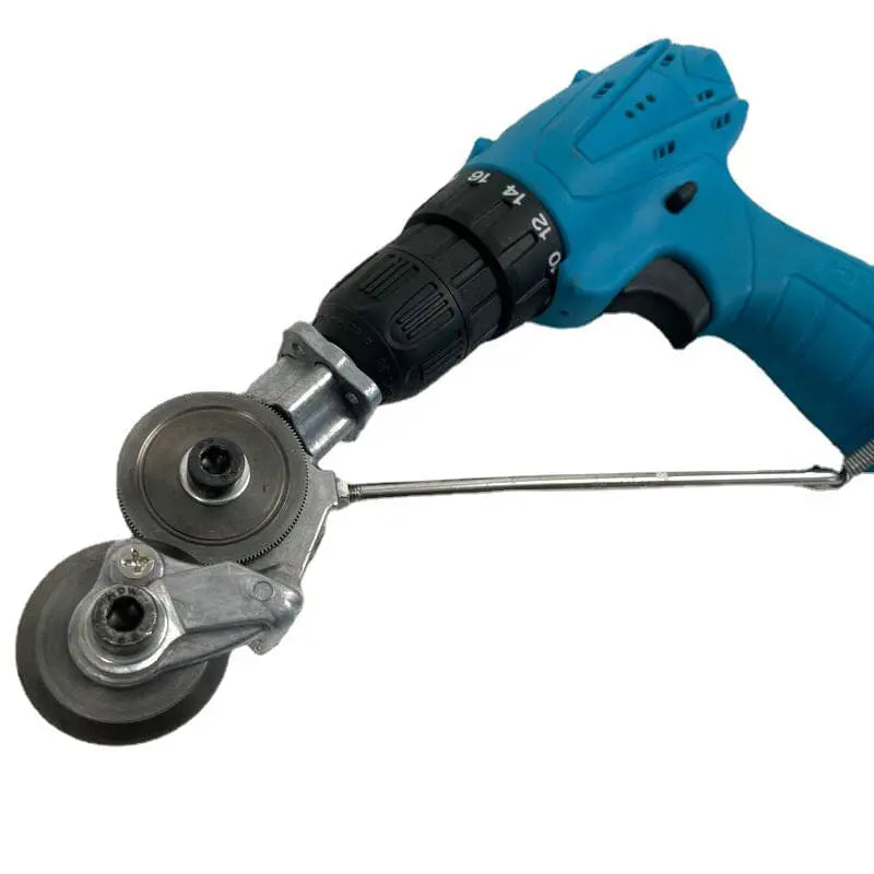 Drill Attachment for Blechnibbler – 360° Rotating Clean Cuts