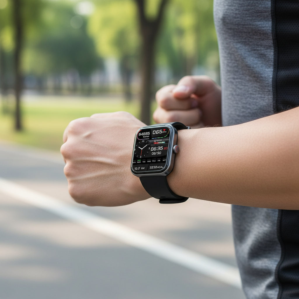 Non-Invasive Glucose Monitor Smartwatch for iOS & Android