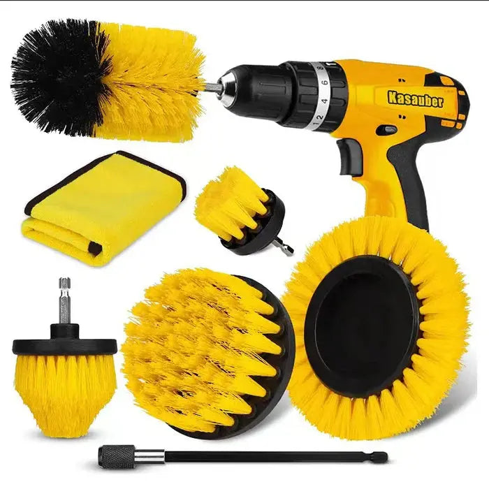 Tile and Grout Cleaning Brush Set – Ideal for Bathroom and Kitchen