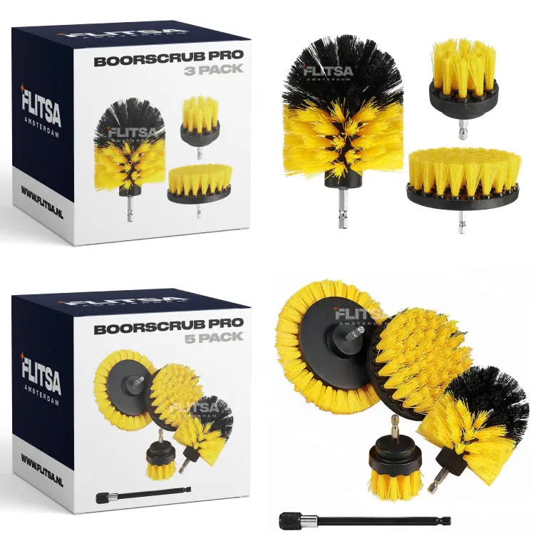 Tile and Grout Cleaning Brush Set – Ideal for Bathroom and Kitchen