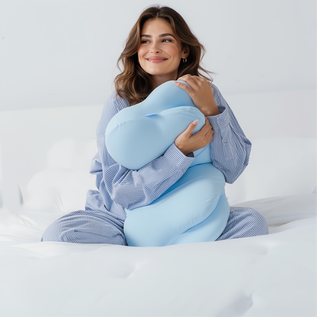 Ergonomic Cervical Pillow with Memory Foam for Neck and Back Support – 6 Zones