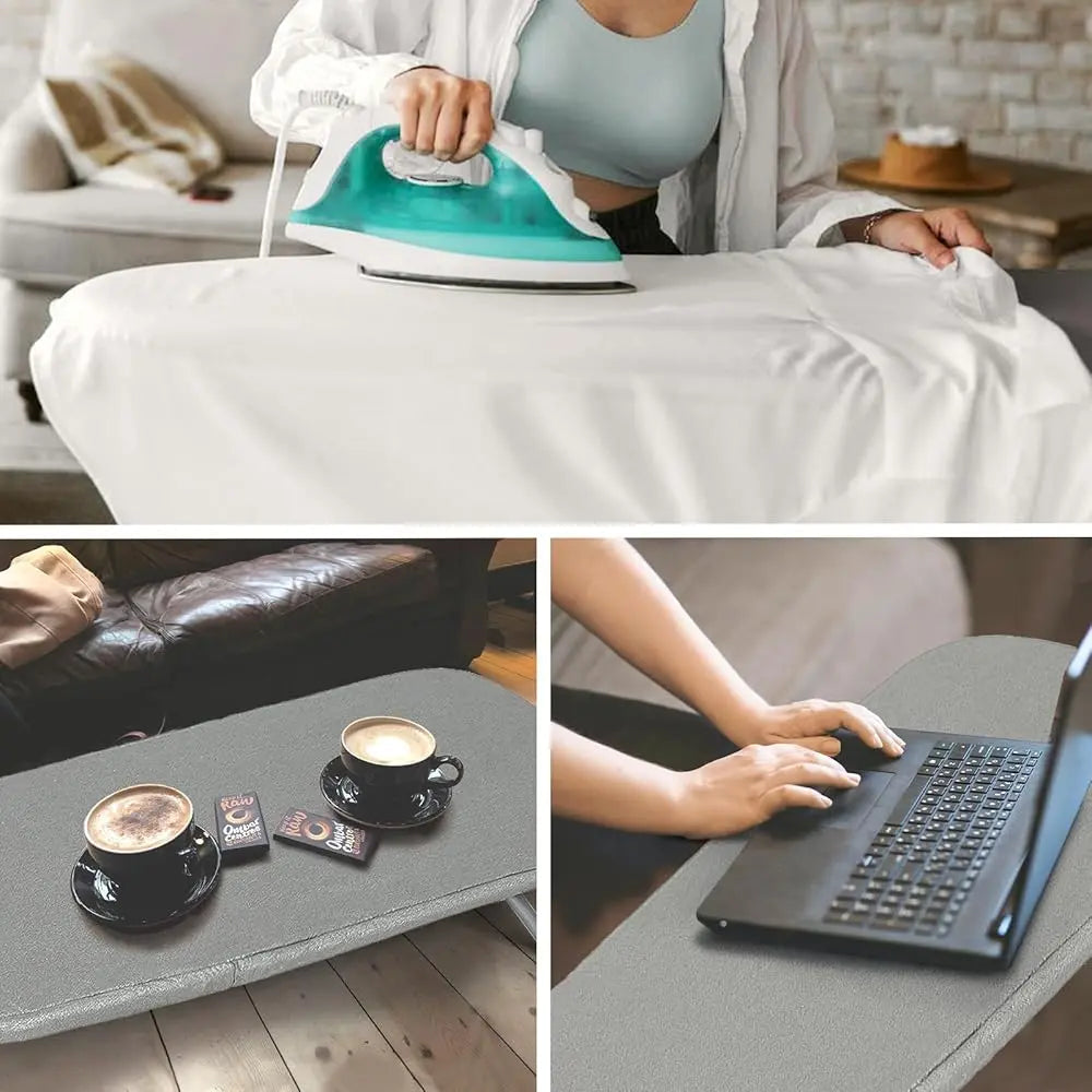 Ironing Board with Foldable Design and Iron Rest