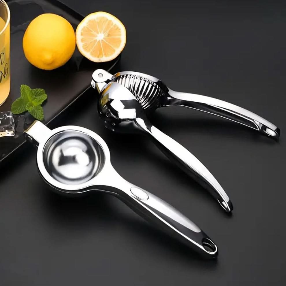 Stainless Steel Manual Lemon Juicer for Easy Citrus Extraction
