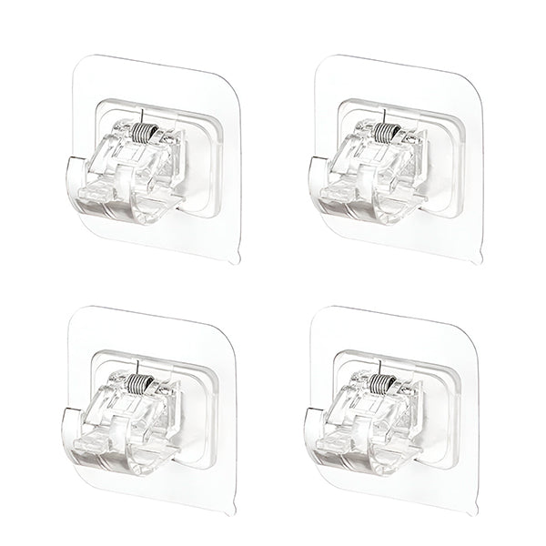 Self-Adhesive Transparent Wall Hook – No Drilling Needed
