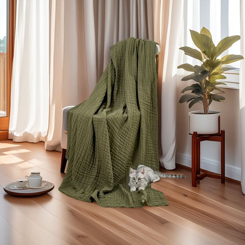 6-Layer Cotton Gauze Blanket for Year-Round Softness and Comfort