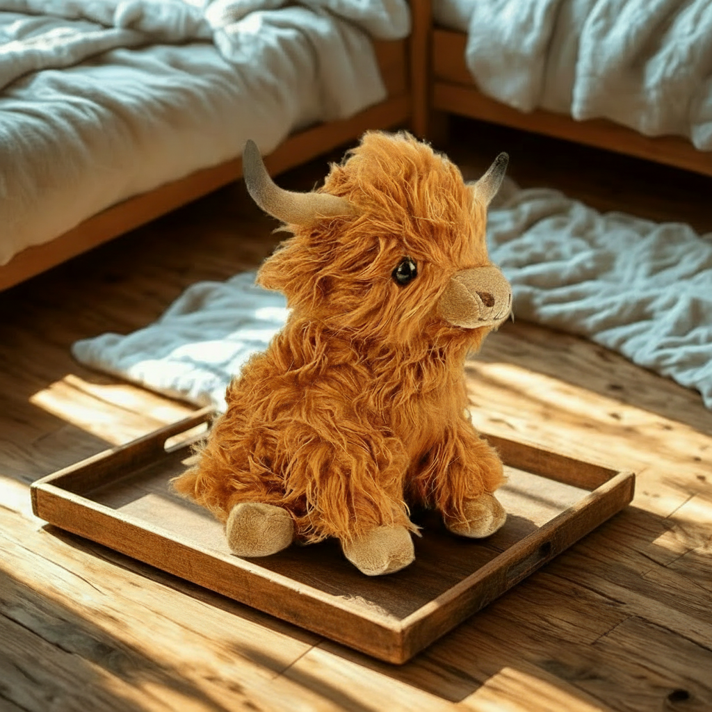 Soft Cow Stuffed Animal for Snuggling and Cuddling