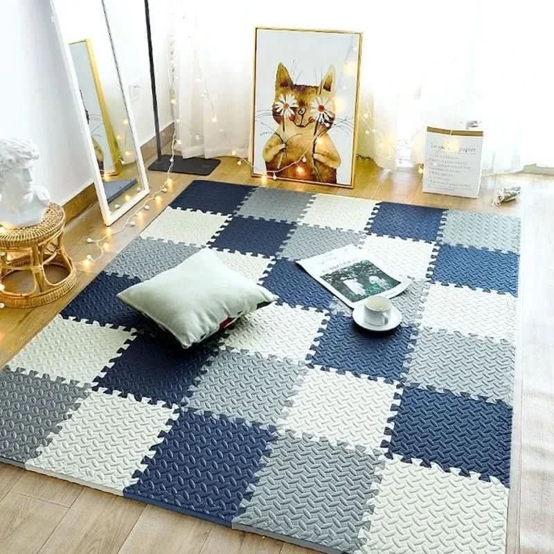 Soft Foam Interlocking Baby Play Mat – 12 Piece Floor Puzzle