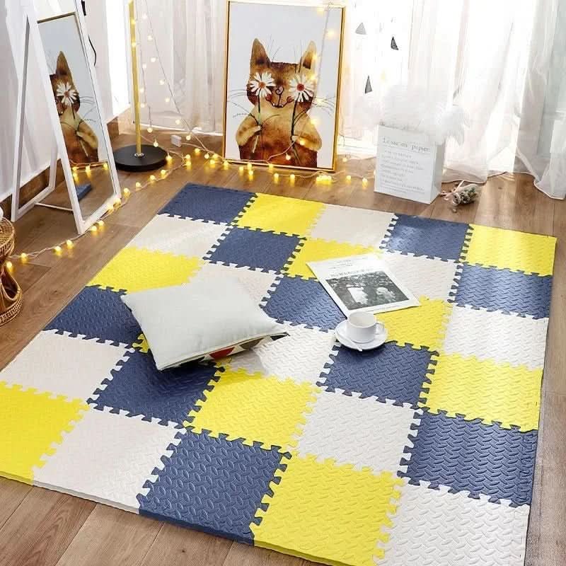 Soft Foam Interlocking Baby Play Mat – 12 Piece Floor Puzzle