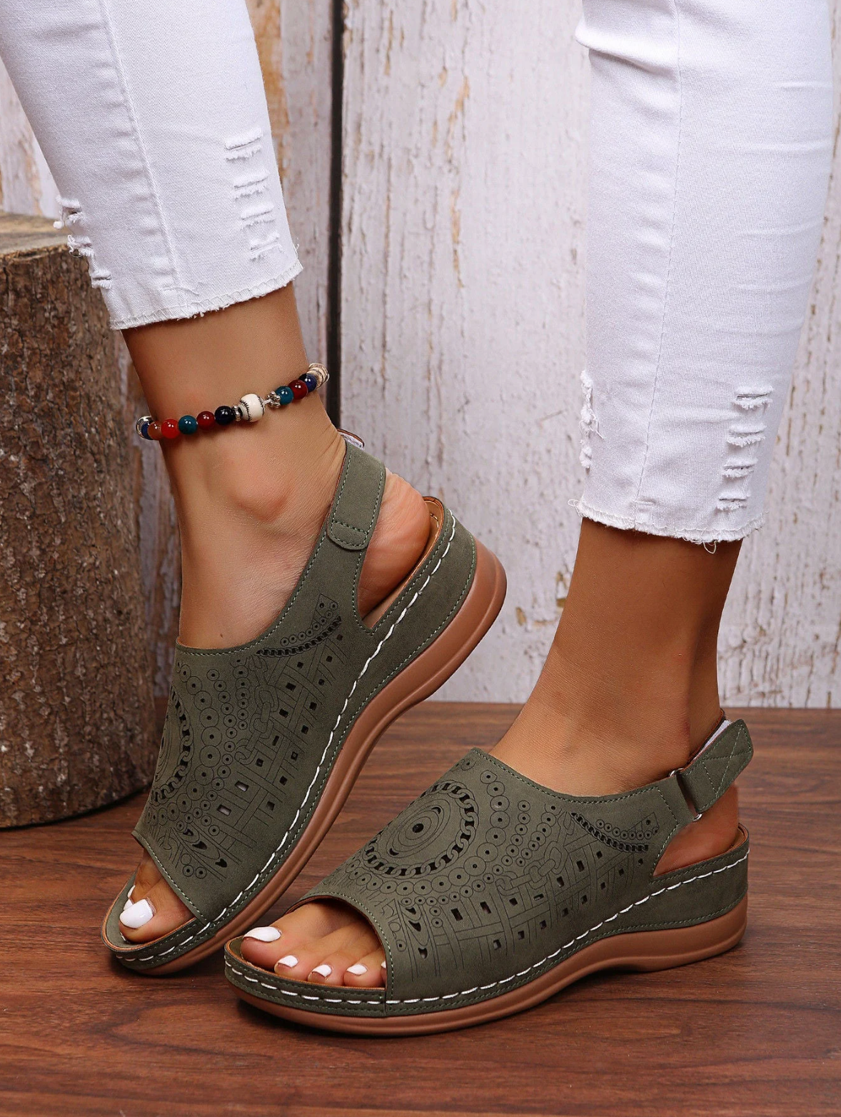 Sandals for Foot Health with Triple Arch Support