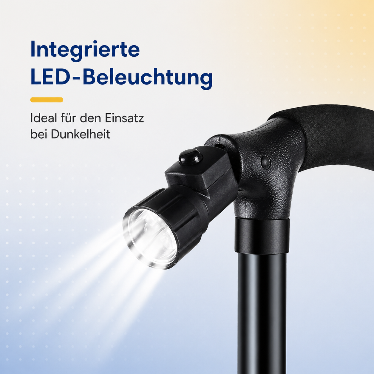 LED Lighted Adjustable Walking Cane