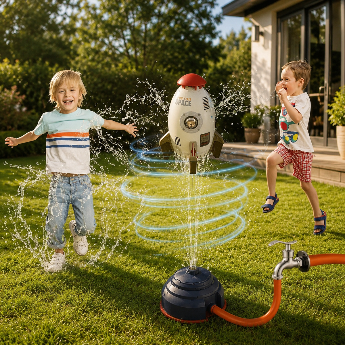 Outdoor Rotating Water Sprinkler for Summer Activities
