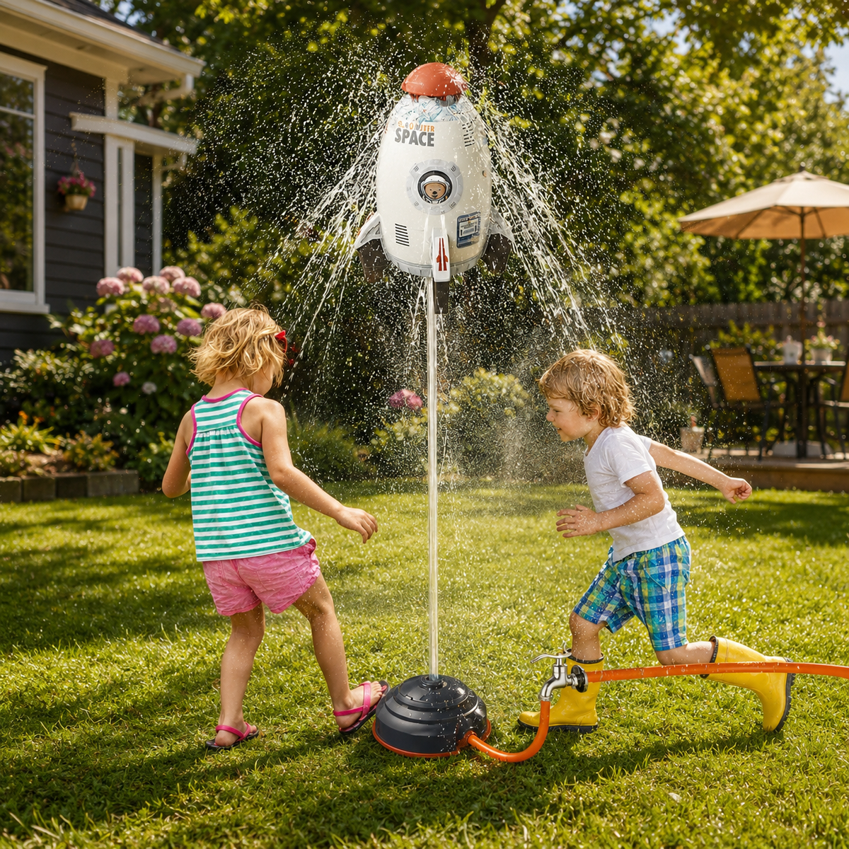 Outdoor Rotating Water Sprinkler for Summer Activities