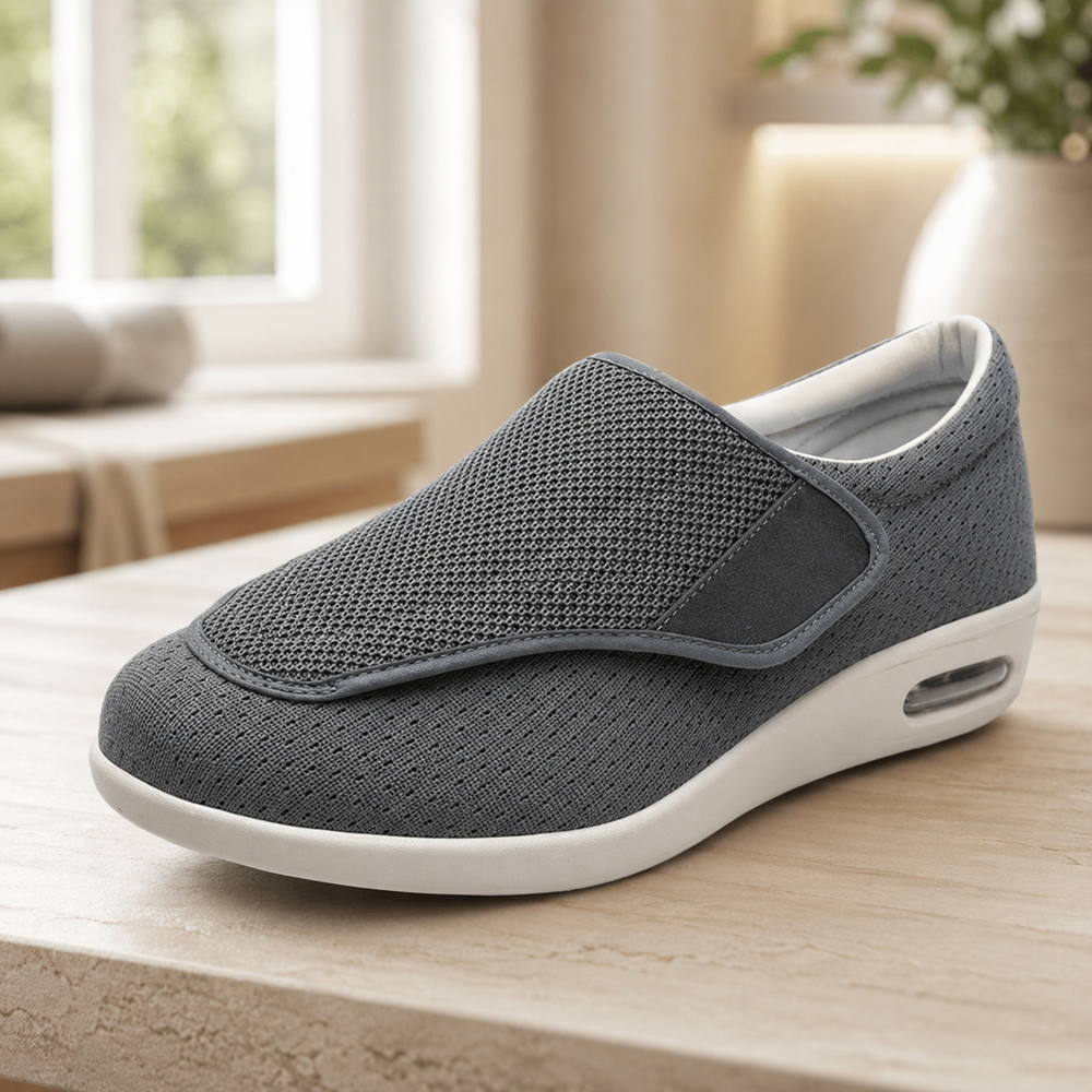 Cushioned Footwear for Sensitive Feet - Soft, Wide-Fit Shoes with Memory Foam