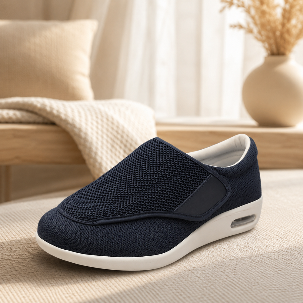 Cushioned Footwear for Sensitive Feet - Soft, Wide-Fit Shoes with Memory Foam