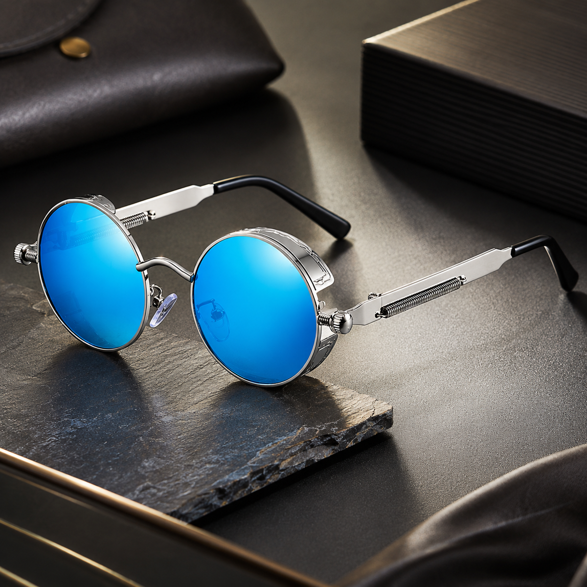 Vintage Sunglasses with Polarized UV400 Lenses – UV Protection for Outdoor Activities