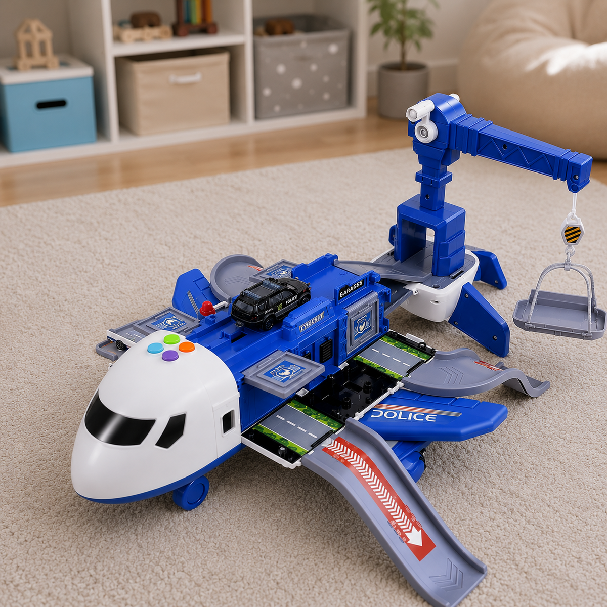 Kids Exploration Toy Set – Durable Airplane and Transport Play for Toddlers