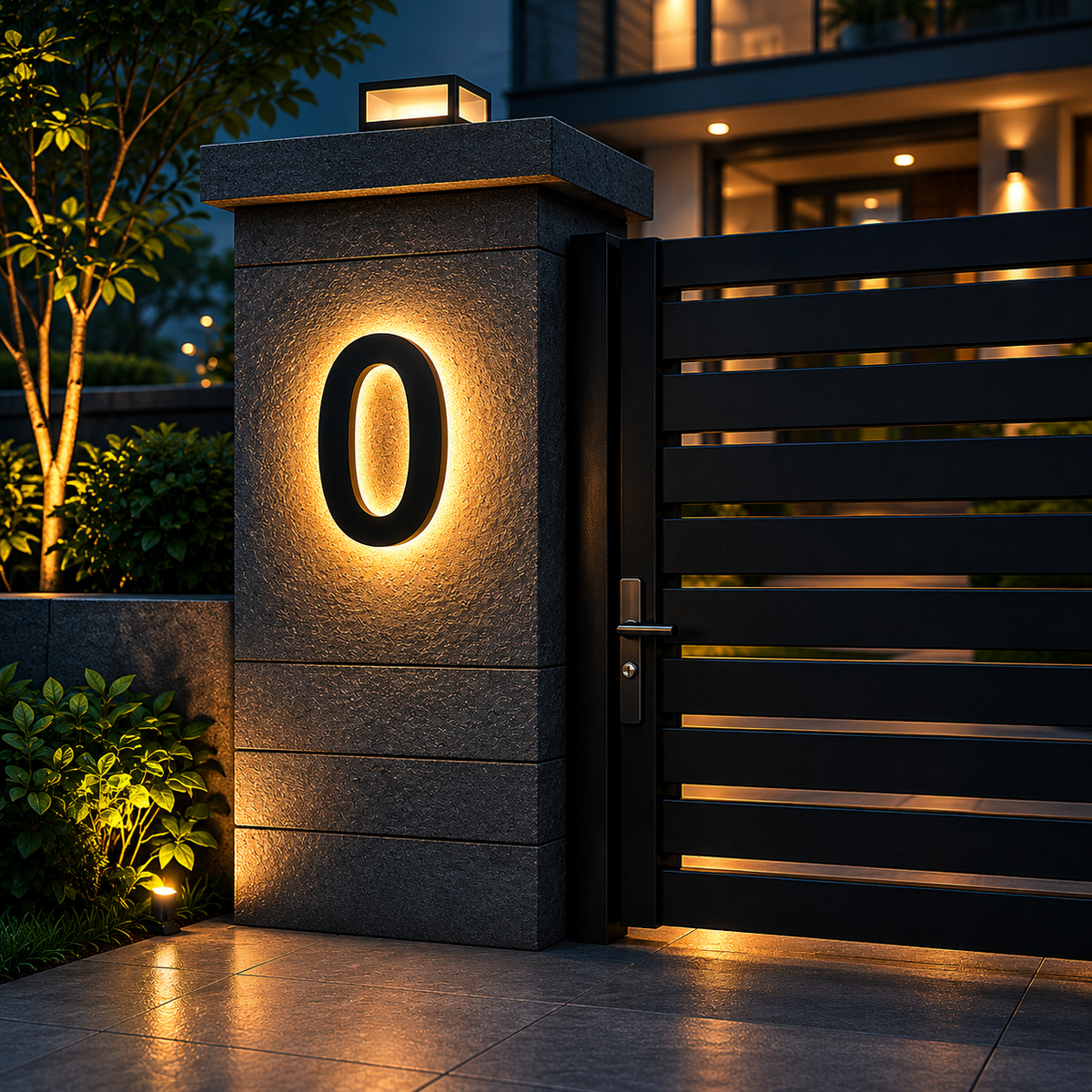 Weatherproof Address Lighted Numbers for Chic Entrances – Outdoor House Sign