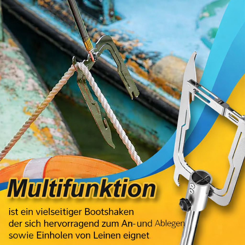 Stainless Steel Telescopic Boat Dock Hook