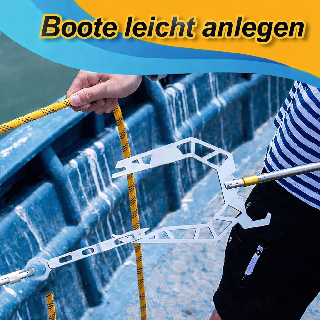 Stainless Steel Telescopic Boat Dock Hook