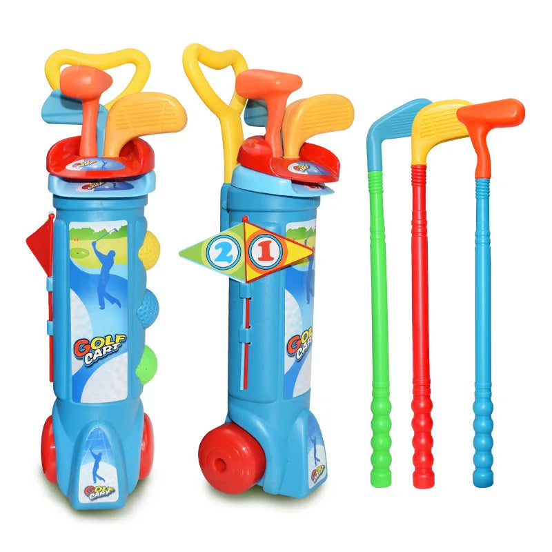 Indoor and Outdoor Kids Golf Training Set – Beginner Practice Kit for Coordination and Swing Development