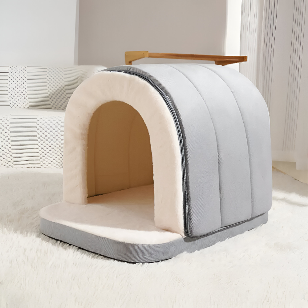 Convertible Pet Nest – 2-in-1 Dog Bed for Anxiety Relief