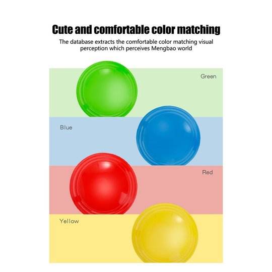 Color Matching Reaction Game with Bell – Learning Toy