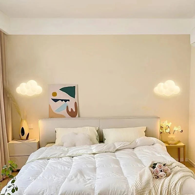 Cloud & Star LED Wall Light for Cozy Spaces