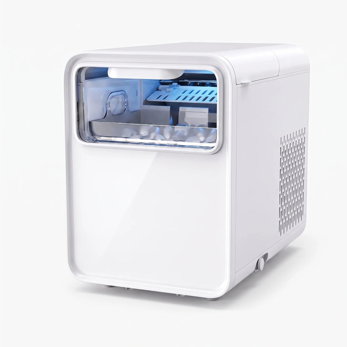 Countertop Ice Maker with LED Window – Quick Bullet Ice for Home, RV & Events