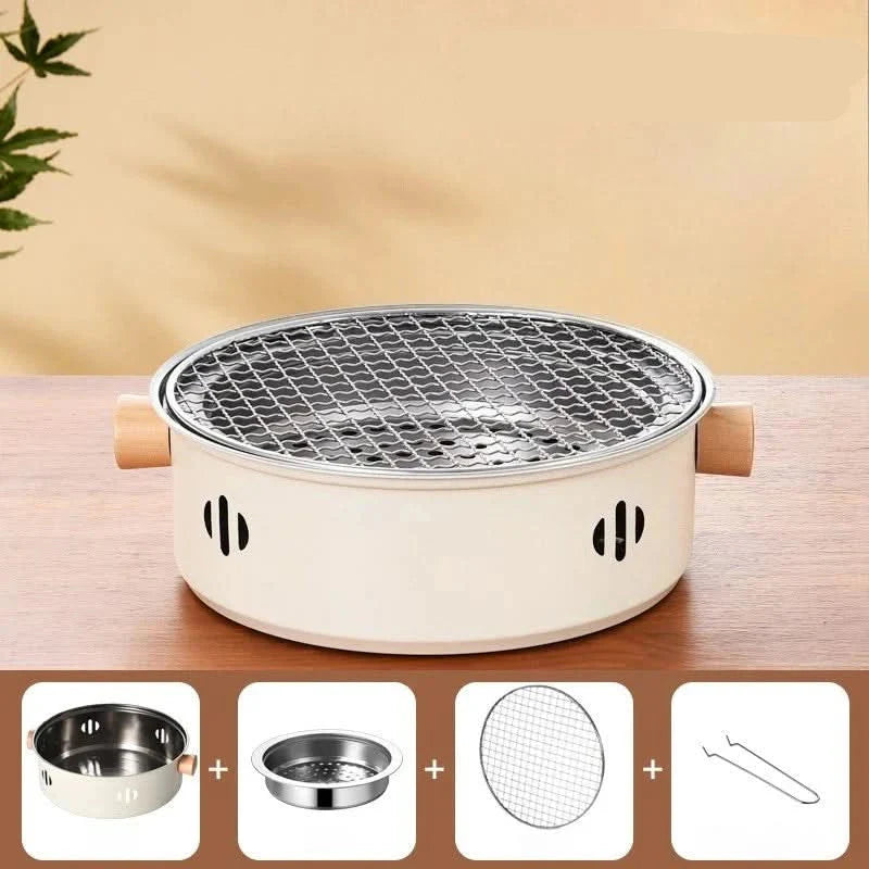 Compact Outdoor BBQ Grill for Tabletop Cooking