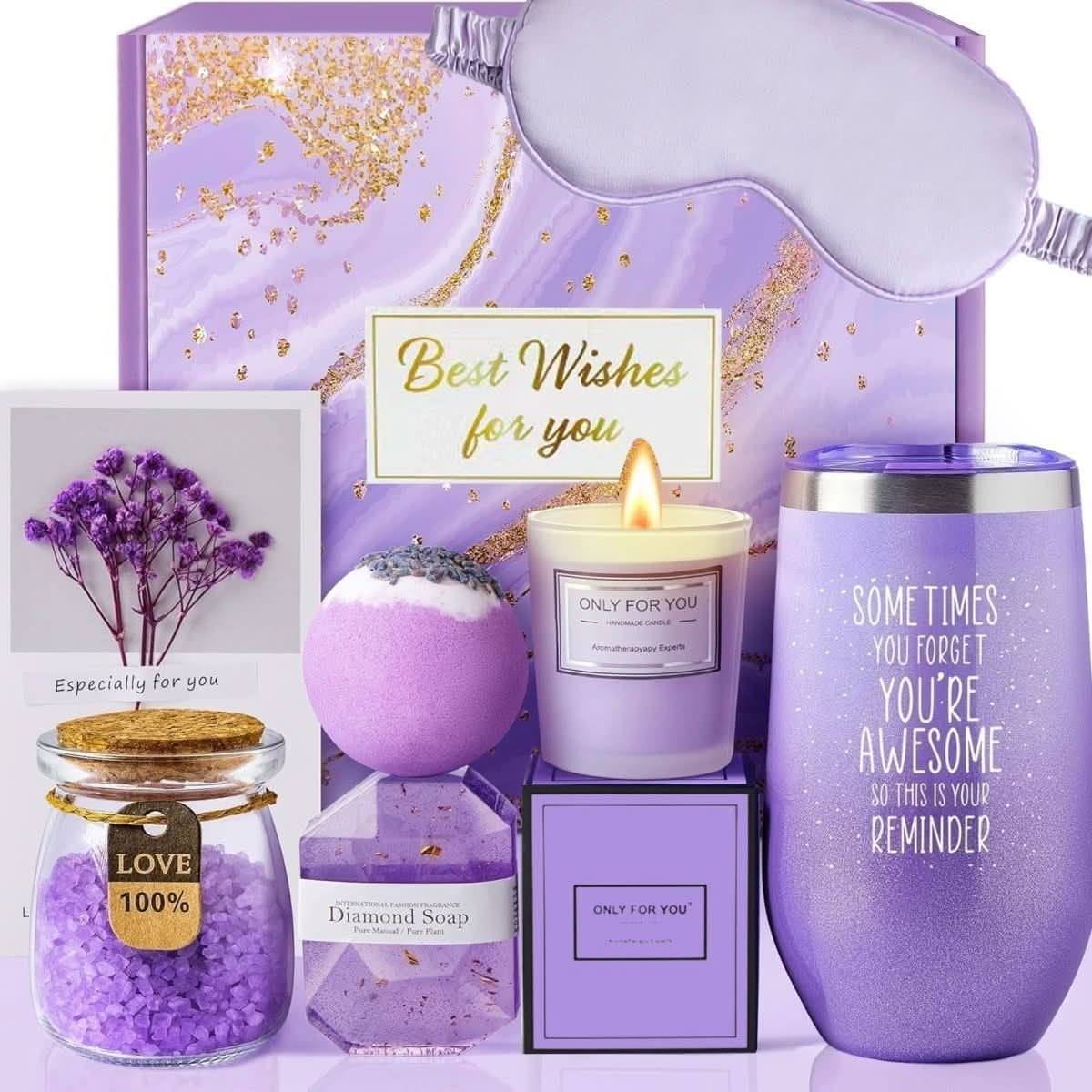 Relaxation and Self-Care Spa Gift Set – Luxurious Home Experience