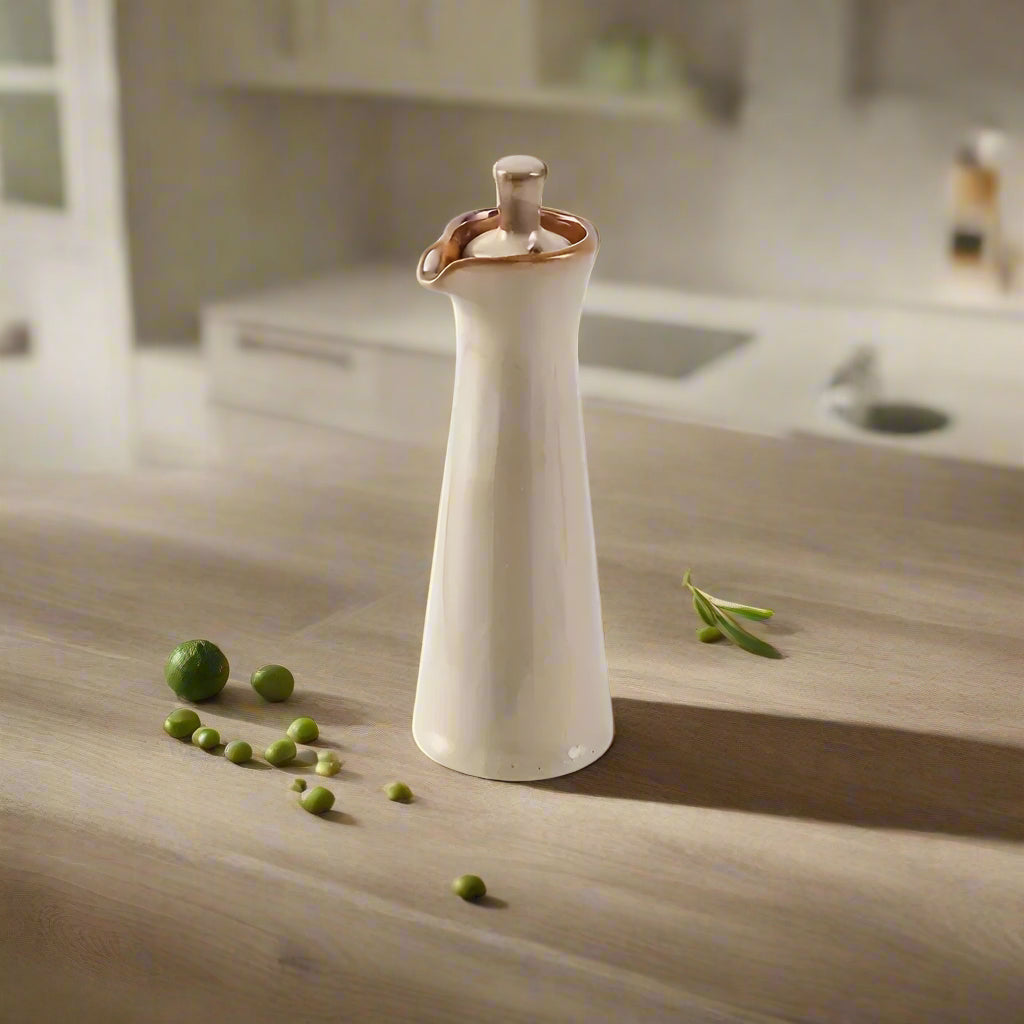 Elegant Ceramic Pouring Bottle for Sauces and Oils - 100 ml