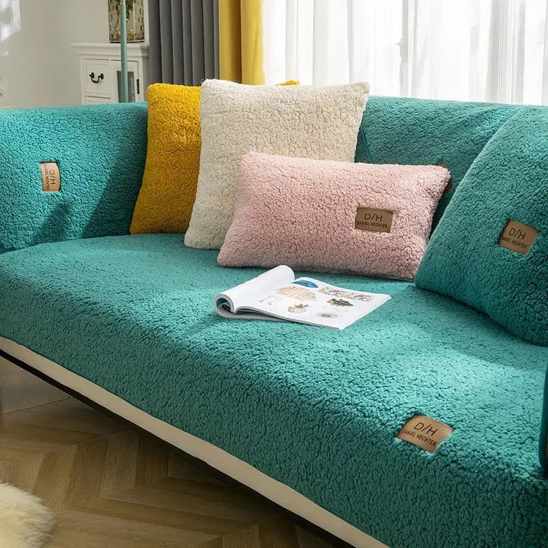 Sofa Protector in Soft Fabric for Comfortable Covering