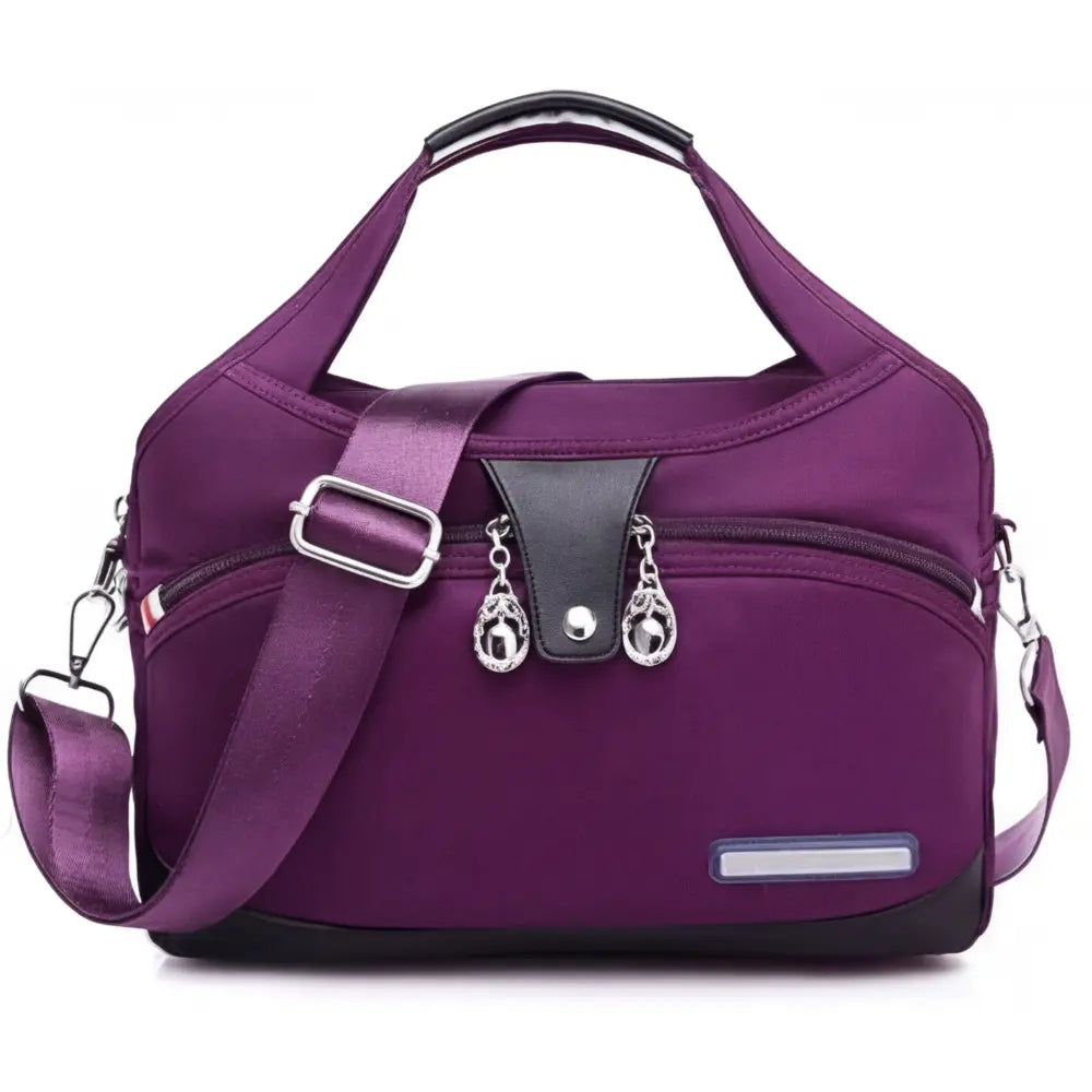 Shoulder Bag with 5 Pockets – Anti-Theft Design