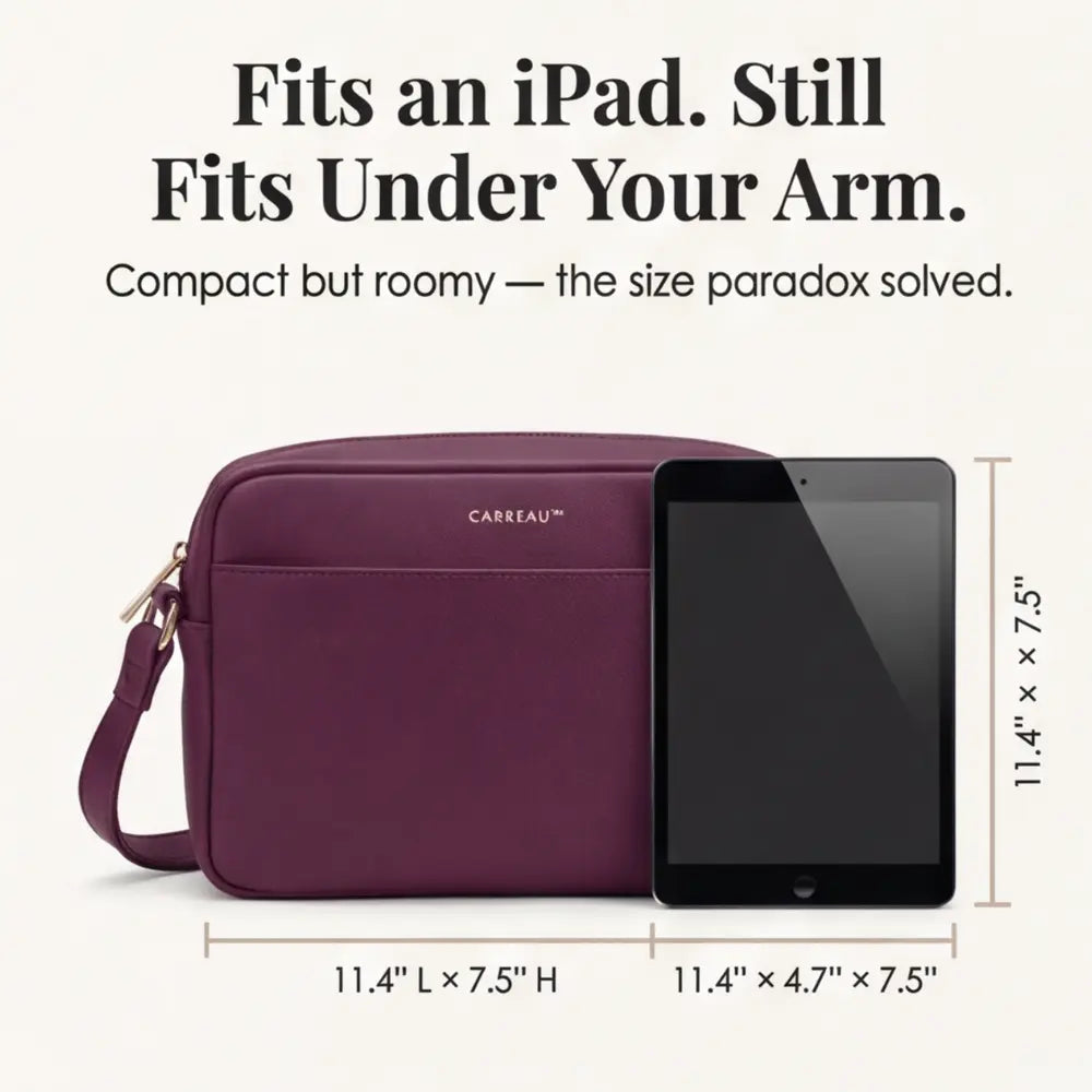 Shoulder Bag with 5 Pockets – Anti-Theft Design