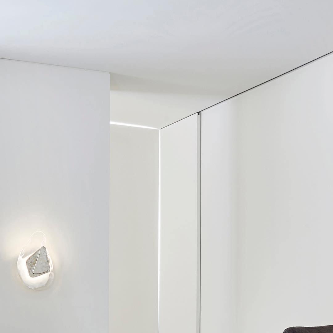 LED Wall Light Crafted from Molded Glass