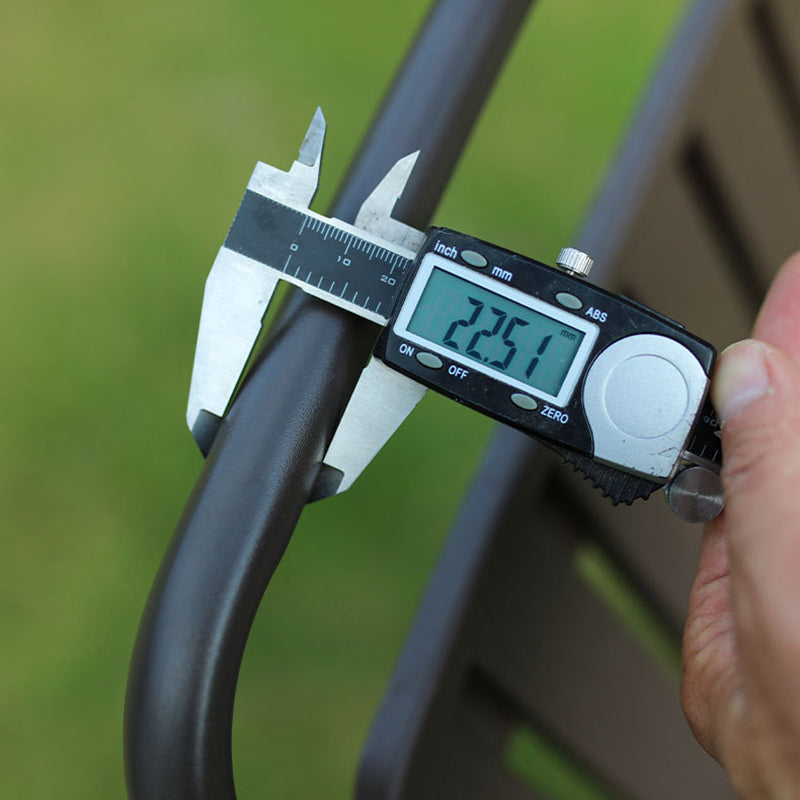 Portable Camping Chair with Steel Frame, Footrest and Arm Support