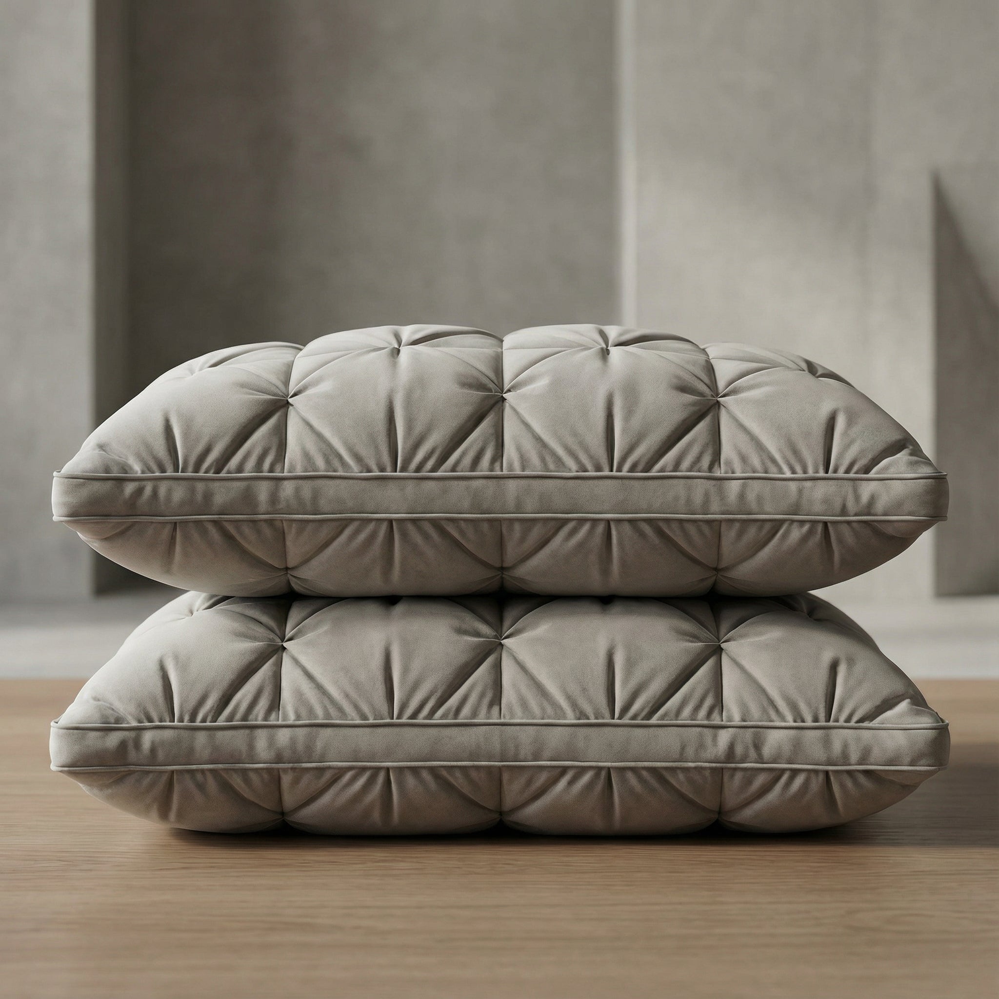 Duck Down Pillow | Soft Support Like in Hotels | Breathable Cotton Cover