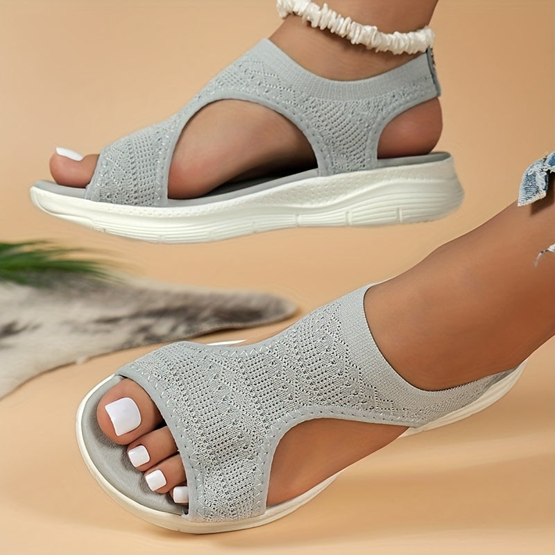 Breathable Knit Upper Women's Sandals