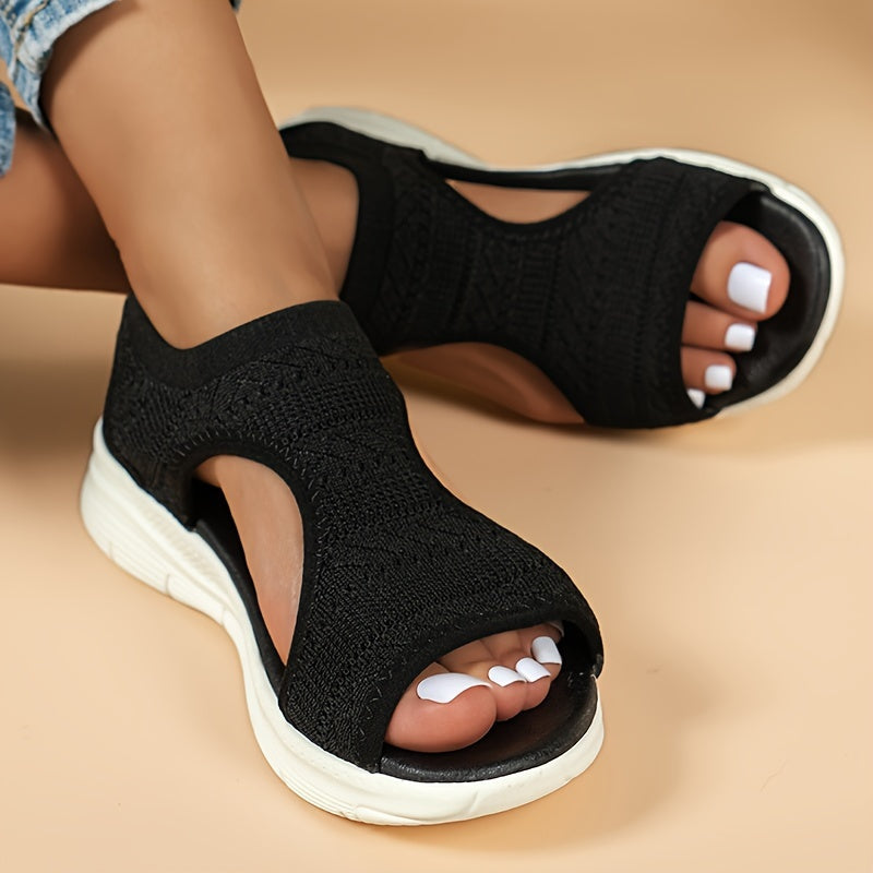Breathable Knit Upper Women's Sandals