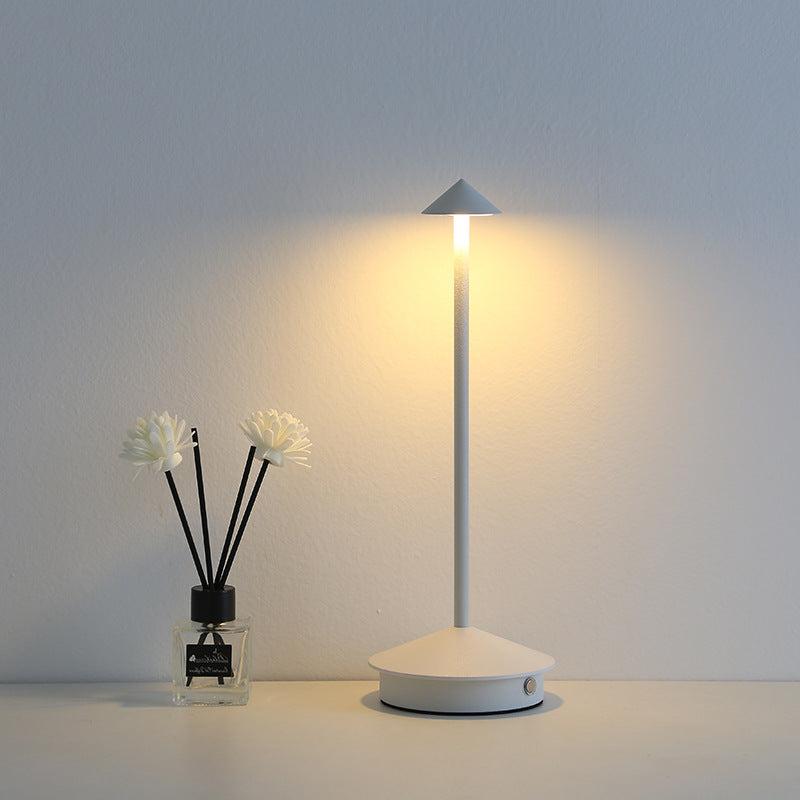 Touch-Dimmable LED Desk Lamp with Wireless Design