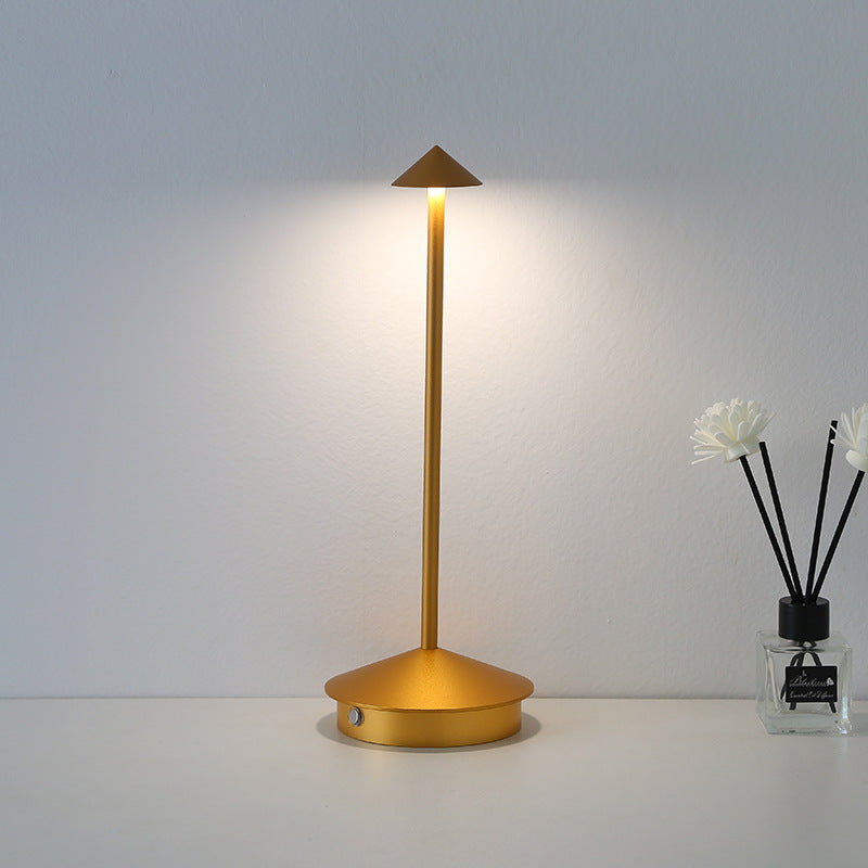 Touch-Dimmable LED Desk Lamp with Wireless Design