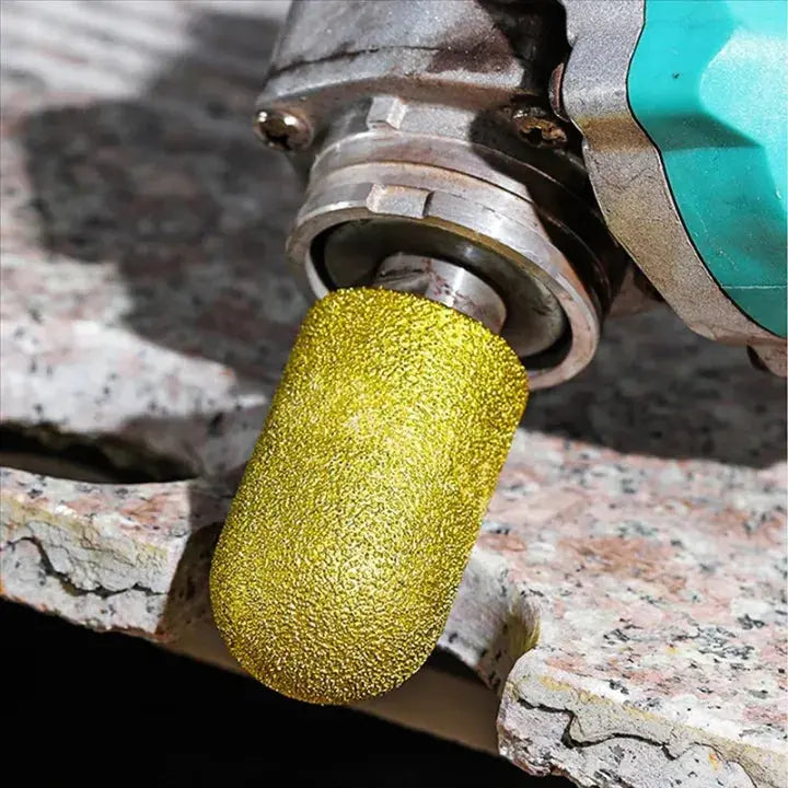 Set of Diamond Grinding Wheels for Polishing Stone Edges