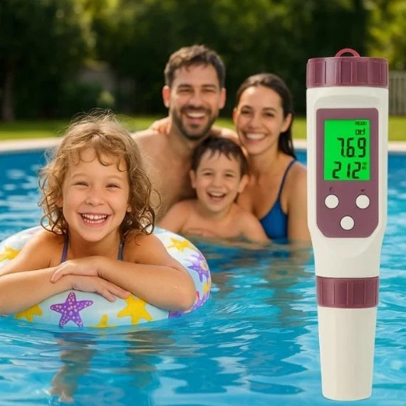 7-in-1 Digital Pool Water Testing Kit with Mobile App for Spas & Hot Tubs