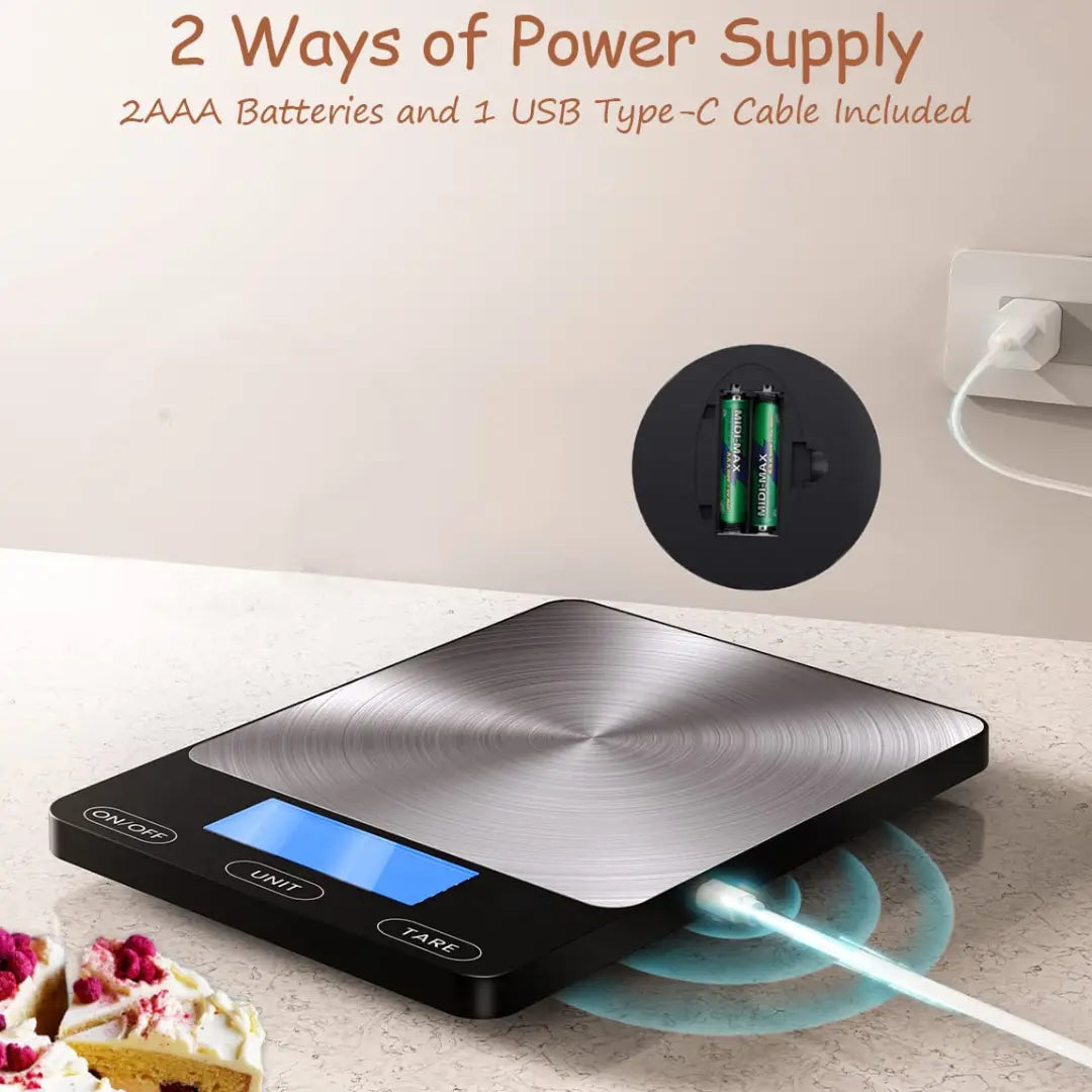 Kitchen Scale with LCD Screen – Weighs up to 15 kg