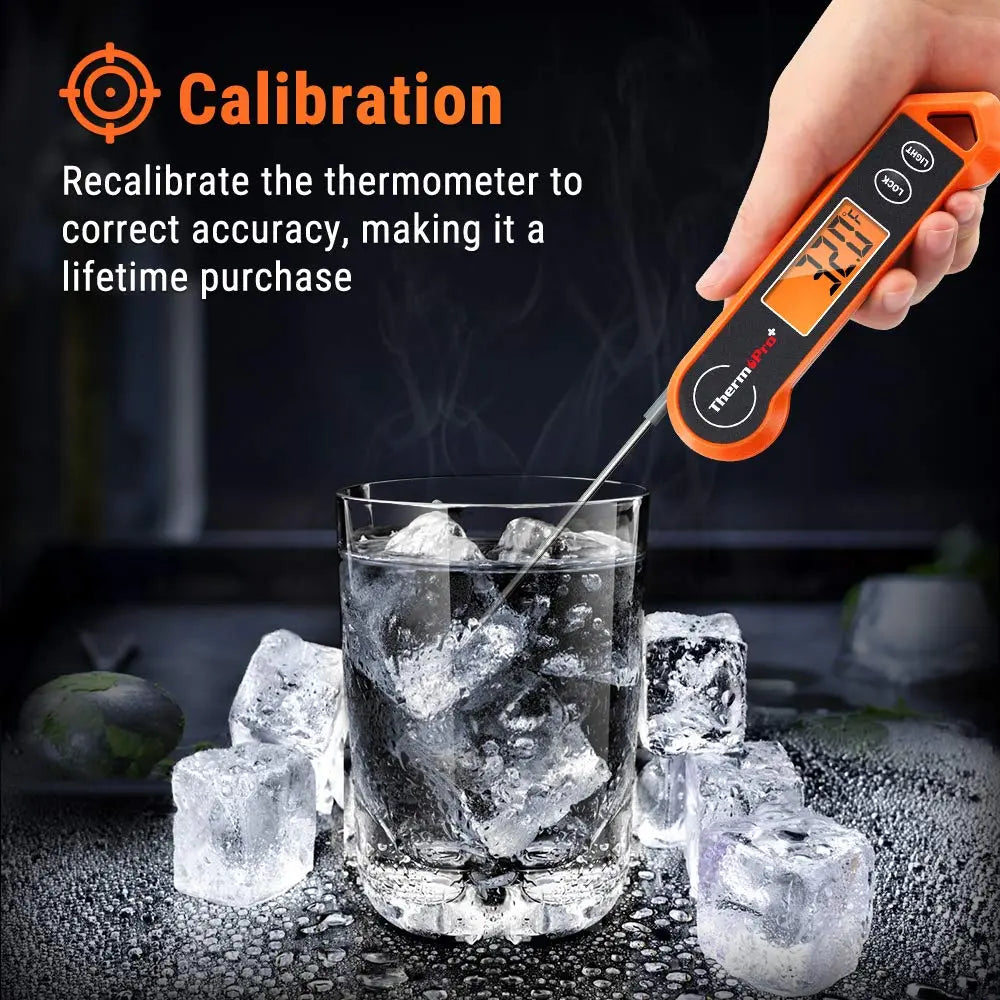 Motion-Activated Waterproof Meat Thermometer with Instant Display