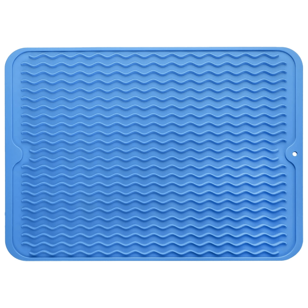 Silicone Dish Drying Mat - Heat Resistant Kitchen Liner